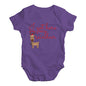 Baby Onesies I Got Here On My Reindeer Baby Unisex Baby Grow Bodysuit New Born Plum