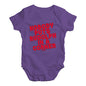 Baby Grow Baby Romper Nobody Puts Rudolph In A Corner Baby Unisex Baby Grow Bodysuit 0 - 3 Months Plum