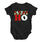 Baby Grow Baby Romper Santa's Favourite Ho Baby Unisex Baby Grow Bodysuit New Born Black