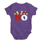 Baby Boy Clothes Santa's Favourite Ho Baby Unisex Baby Grow Bodysuit New Born Plum