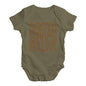 Cute Infant Bodysuit Santa Says Relax Baby Unisex Baby Grow Bodysuit 18 - 24 Months Khaki
