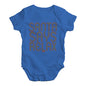 Baby Girl Clothes Santa Says Relax Baby Unisex Baby Grow Bodysuit New Born Royal Blue