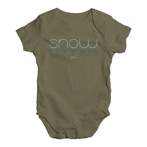 Bodysuit Baby Romper Snow Chance Baby Unisex Baby Grow Bodysuit New Born Khaki