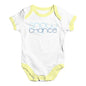 Bodysuit Baby Romper Snow Chance Baby Unisex Baby Grow Bodysuit New Born White Yellow Trim