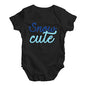 Baby Grow Baby Romper Snow Cute Baby Unisex Baby Grow Bodysuit 0 - 3 Months Black