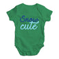 Funny Baby Onesies Snow Cute Baby Unisex Baby Grow Bodysuit 6 - 12 Months Green
