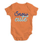 Funny Infant Baby Bodysuit Snow Cute Baby Unisex Baby Grow Bodysuit 6 - 12 Months Orange