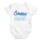 Funny Baby Clothes Snow Cute Baby Unisex Baby Grow Bodysuit 6 - 12 Months White