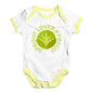 Baby Grow Baby Romper Sprout Lover And Proud Baby Unisex Baby Grow Bodysuit 3 - 6 Months White Yellow Trim
