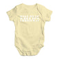 Funny Baby Clothes Wake Me Up When It's Christmas Baby Unisex Baby Grow Bodysuit 6 - 12 Months Lemon