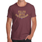 Mens Funny Sarcasm T Shirt Filled With Shenanigans Men's T-Shirt Small Burgundy