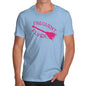 Novelty Tshirts Men Frequent Flyer Men's T-Shirt X-Large Sky Blue