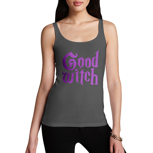 Women Funny Sarcasm Tank Top Good Witch Women's Tank Top X-Large Dark Grey