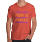Funny Tee For Men Halloween Movie Marathon Men's T-Shirt Small Orange