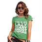 Funny T Shirts For Mom Lazy Scary Ghost Costume Women's T-Shirt Medium Green