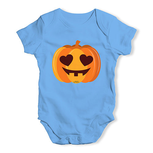Funny Infant Baby Bodysuit Onesies Love Pumpkin Baby Unisex Baby Grow Bodysuit 6 - 12 Months Blue