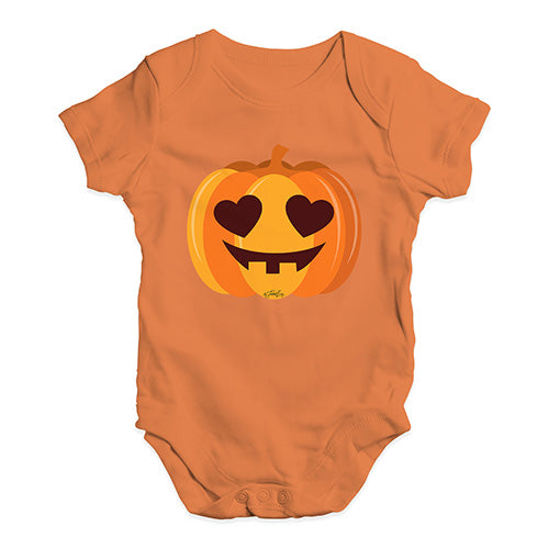 Funny Baby Clothes Love Pumpkin Baby Unisex Baby Grow Bodysuit 18 - 24 Months Orange