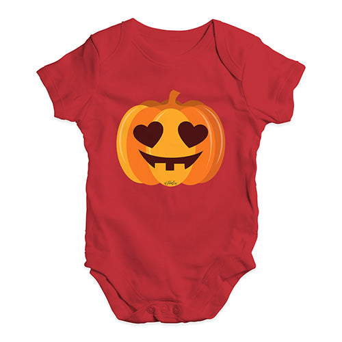 Baby Grow Baby Romper Love Pumpkin Baby Unisex Baby Grow Bodysuit 6 - 12 Months Red