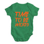 Baby Girl Clothes Time To Be Wicked Baby Unisex Baby Grow Bodysuit 6 - 12 Months Green