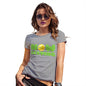 Funny Tee Shirts For Women Now Serving Tennis Women's T-Shirt Large Light Grey