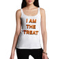 Funny Tank Tops For Women I Am The Treat Women's Tank Top Medium White