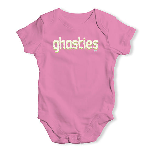 Cute Infant Bodysuit Ghosties  Baby Unisex Baby Grow Bodysuit 18 - 24 Months Pink