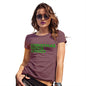 Womens Novelty T Shirt Christmas Movie Addict Women's T-Shirt Medium Burgundy