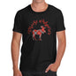 Novelty Tshirts Men Moose Whisperer Men's T-Shirt Medium Black