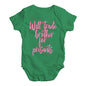 Baby Boy Clothes Will Trade Brother For Presents Baby Unisex Baby Grow Bodysuit New Born Green