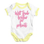 Baby Onesies Will Trade Brother For Presents Baby Unisex Baby Grow Bodysuit 12 - 18 Months White Yellow Trim