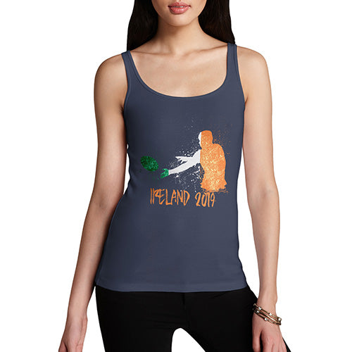 Womens Novelty Tank Top Rugby Ireland 2019 Women's Tank Top Medium Navy