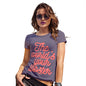 Womens Novelty T Shirt Christmas The World's Your Lobster Women's T-Shirt Small Plum
