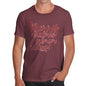 Mens T-Shirt Funny Geek Nerd Hilarious Joke Merry Christmas Inferior Sibling Men's T-Shirt Medium Burgundy