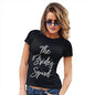 Womens Novelty T Shirt The Bride's Squad Women's T-Shirt X-Large Black