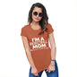 Funny Shirts For Women I'm A Basketball Mom Women's T-Shirt Medium Orange