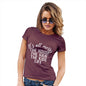 Funny T Shirts For Mum It's All Messy Women's T-Shirt X-Large Burgundy