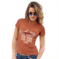 Womens Funny Sarcasm T Shirt It's All Messy Women's T-Shirt Large Orange