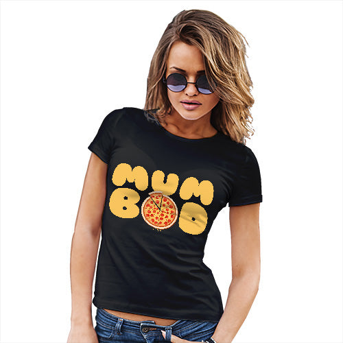 Womens Funny Tshirts Mum Bod Women's T-Shirt X-Large Black