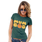 Womens Novelty T Shirt Christmas Mum Bod Women's T-Shirt Large Bottle Green