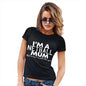 Womens Funny T Shirts I'm A Netball Mum Women's T-Shirt Small Black