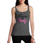 Womens Novelty Tank Top Christmas Raisin' A Lady Women's Tank Top Small Dark Grey