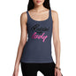 Womens Humor Novelty Graphic Funny Tank Top Raisin' A Lady Women's Tank Top Medium Navy