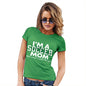 Novelty Gifts For Women I'm A Soccer Mom Women's T-Shirt Small Green