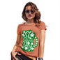 Funny Tshirts For Women St Patrick's Day Tankard Women's T-Shirt Medium Orange
