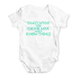 I Drink Milk And I Know Things Game Of Thrones Baby Unisex Baby Grow Bodysuit