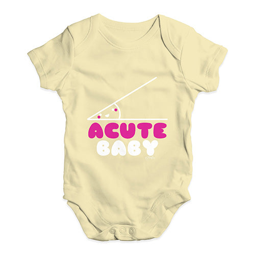 Acute Baby Baby Unisex Baby Grow Bodysuit