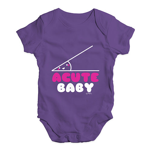 Acute Baby Baby Unisex Baby Grow Bodysuit