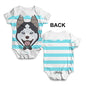 Husky Dog Baby Unisex ALL-OVER PRINT Baby Grow Bodysuit