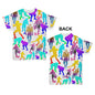 American Football Players Illustration Baby Toddler ALL-OVER PRINT Baby T-shirt