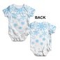 Winter Magic Snowflakes Baby Unisex ALL-OVER PRINT Baby Grow Bodysuit